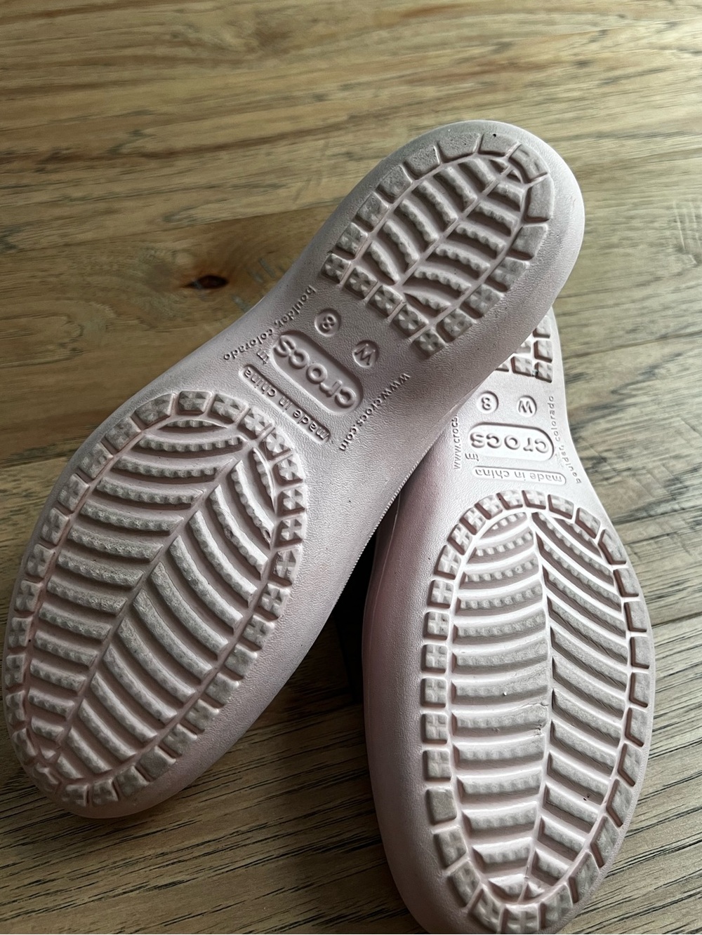 CROCS Women’s Slip-On Ballet Flats in Light Pink - Picture 5 of 6